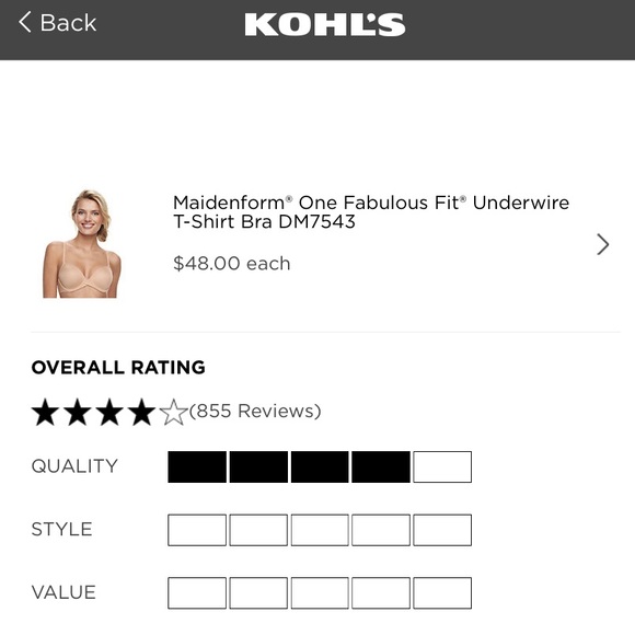 🌟PRICE⬇️DROP🌟Maidenform T-Shirt Convertible Bra, sz. 34 DD (E) in Nude - Picture 10 of 13